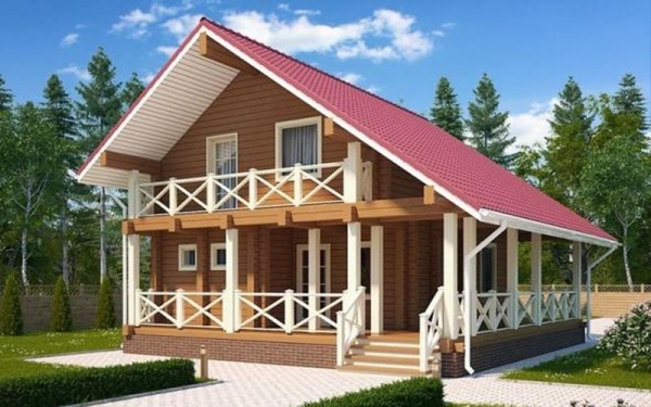 Дом из бруса 26